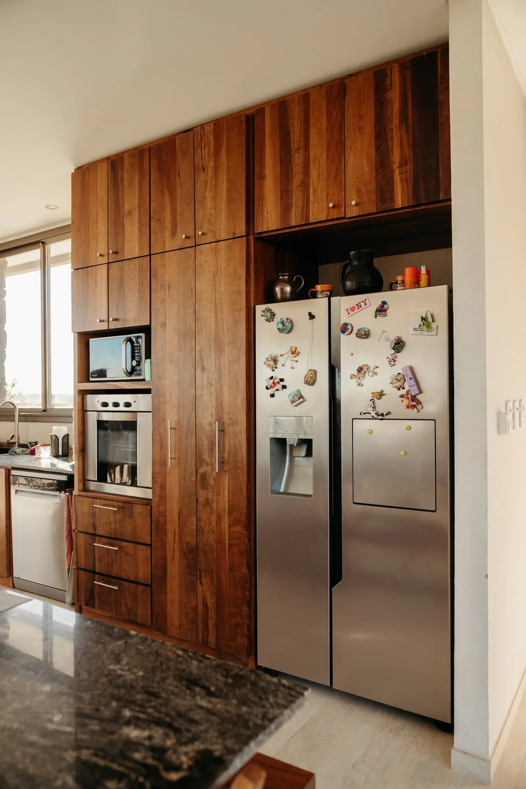 Frente de cocina continuo