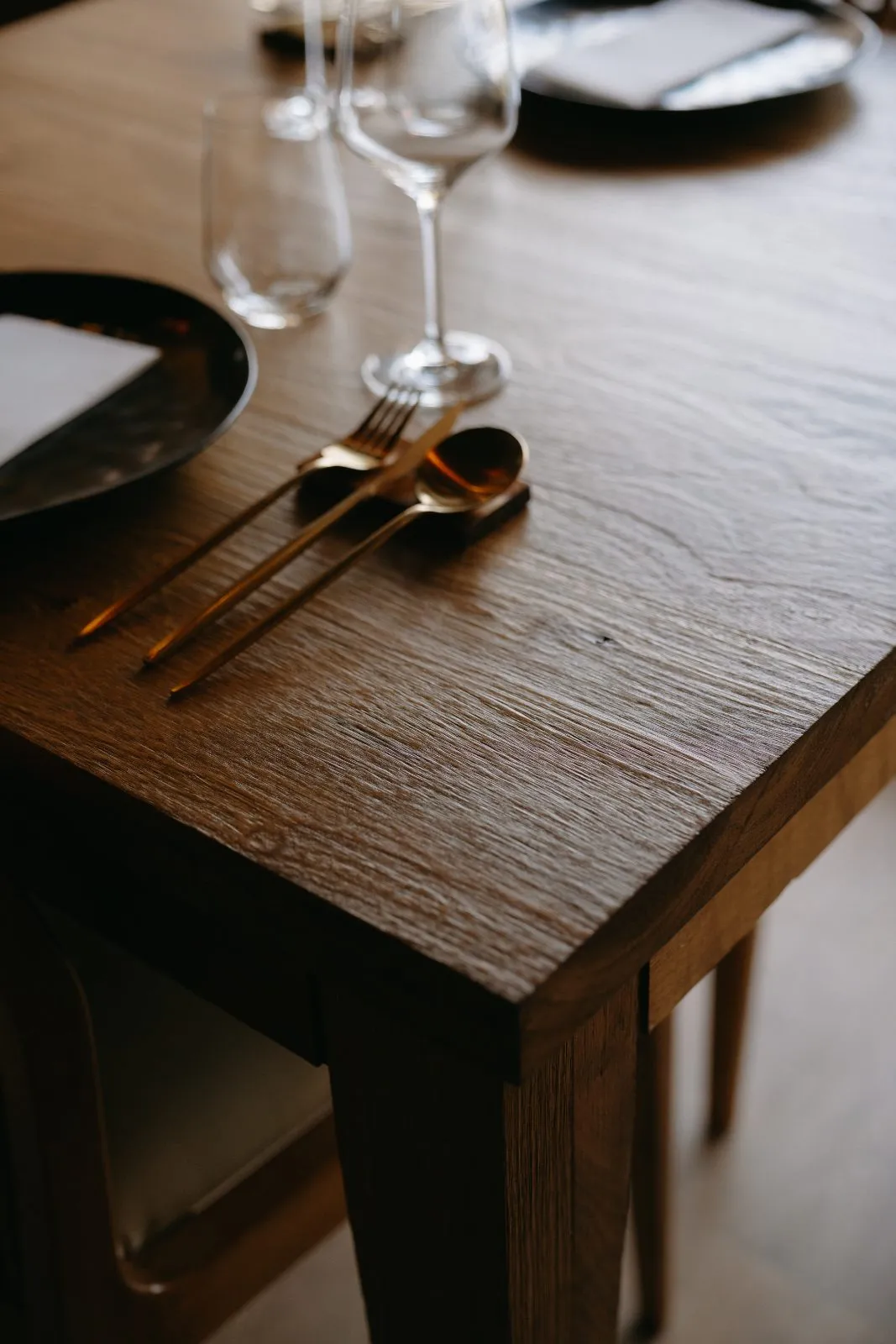 Tapa de mesa, detalle